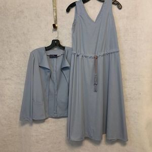 St. Gillian By KAY UNGER Vintage 2 Piece Dress & Jacket